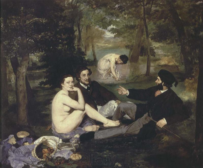 Edouard Manet frukosten i det grona